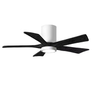 Matthews Fan Company - IR5HLK-WH-BK-42 - 42"Ceiling Fan - Irene-5HLK - Gloss White
