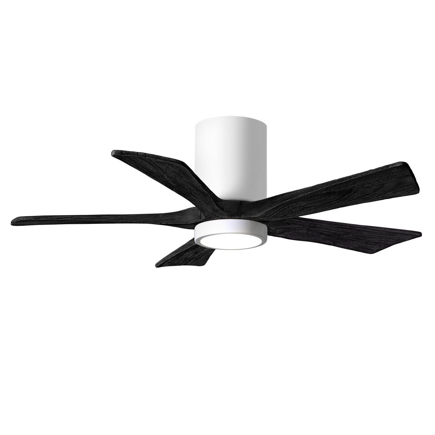 Matthews Fan Company - IR5HLK-WH-BK-42 - 42"Ceiling Fan - Irene-5HLK - Gloss White