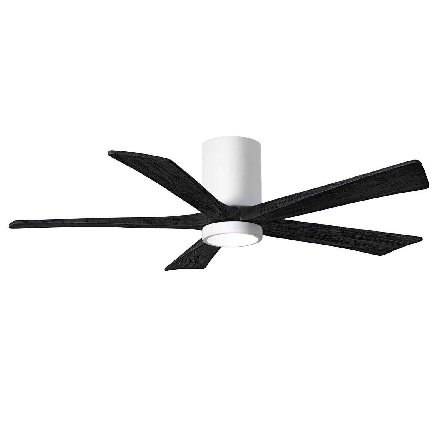 Matthews Fan Company - IR5HLK-WH-BK-52 - 52"Ceiling Fan - Irene-5HLK - Gloss White