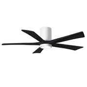Matthews Fan Company - IR5HLK-WH-BK-52 - 52"Ceiling Fan - Irene-5HLK - Gloss White