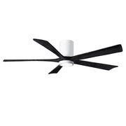 Matthews Fan Company - IR5HLK-WH-BK-60 - 60"Ceiling Fan - Irene-5HLK - Gloss White
