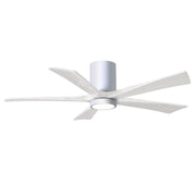 Matthews Fan Company - IR5HLK-WH-MWH-52 - 52"Ceiling Fan - Irene-5HLK - Gloss White