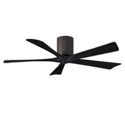 Matthews Fan Company - IR5H-TB-BK-52 - 52"Ceiling Fan - Irene-5H - Textured Bronze