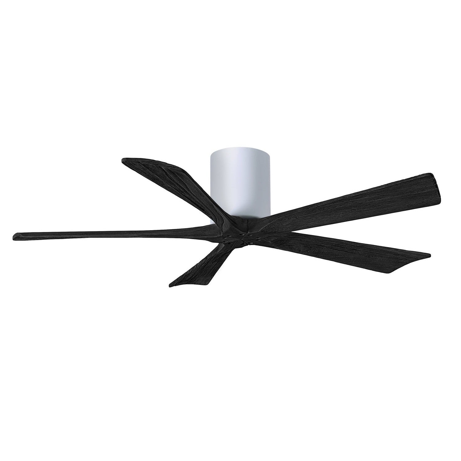 Matthews Fan Company - IR5H-WH-BK-52 - 52"Ceiling Fan - Irene-5H - Gloss White