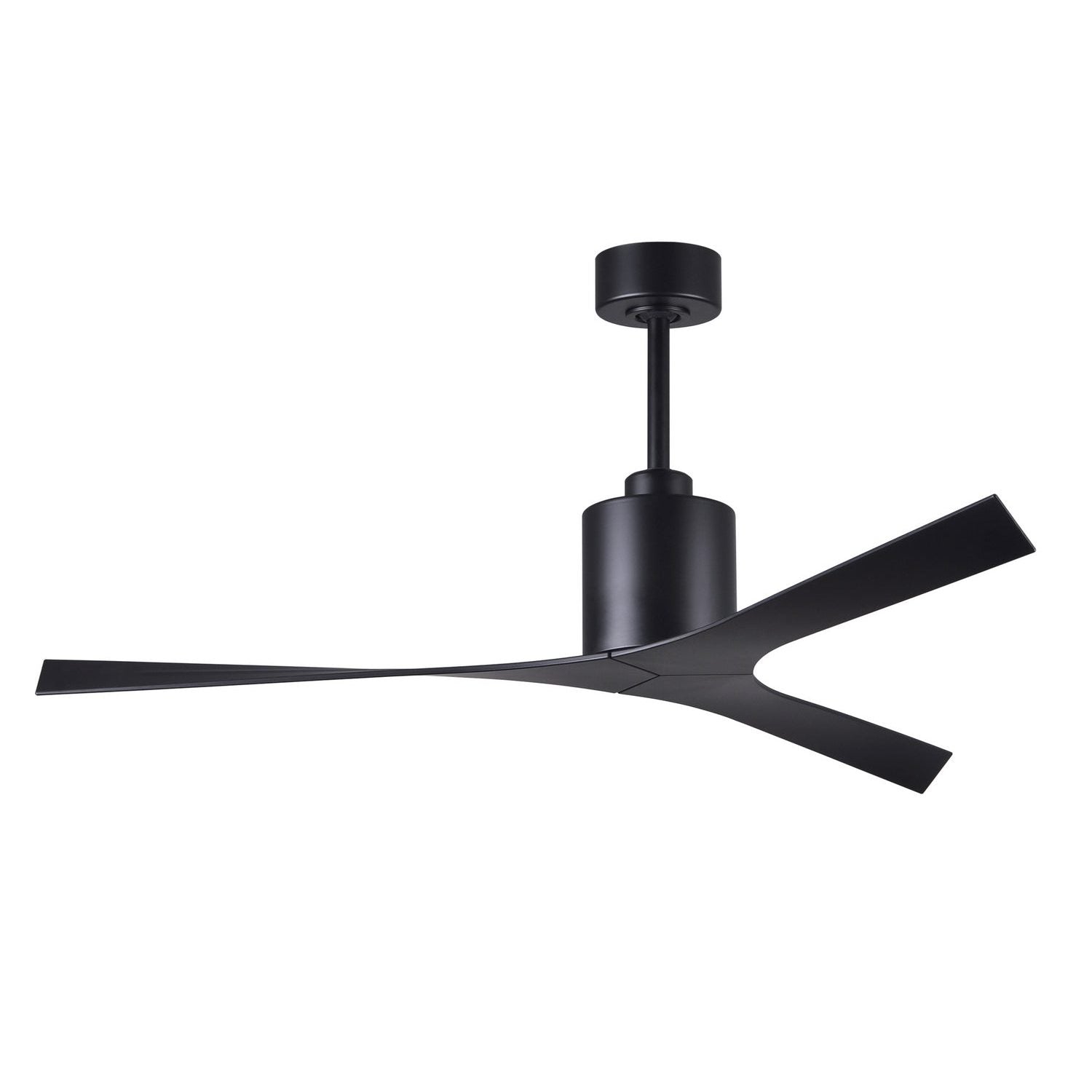 Matthews Fan Company - MK-BK-BK - 56"Ceiling Fan - Molly - Matte Black