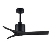 Matthews Fan Company - MW-BK-BK-42 - 42"Ceiling Fan - Mollywood - Matte Black