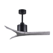 Matthews Fan Company - MW-BK-BW-42 - 42"Ceiling Fan - Mollywood - Matte Black