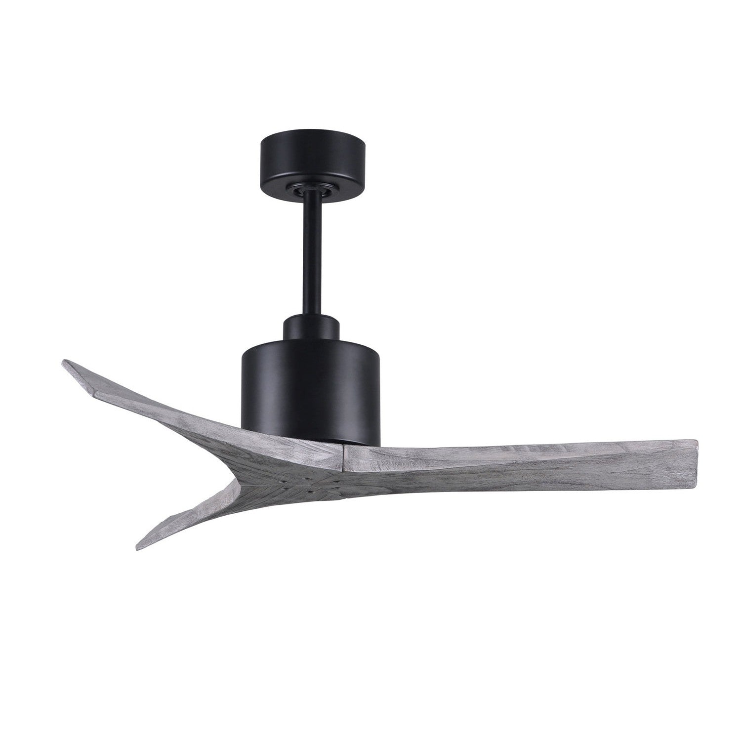 Matthews Fan Company - MW-BK-BW-42 - 42"Ceiling Fan - Mollywood - Matte Black