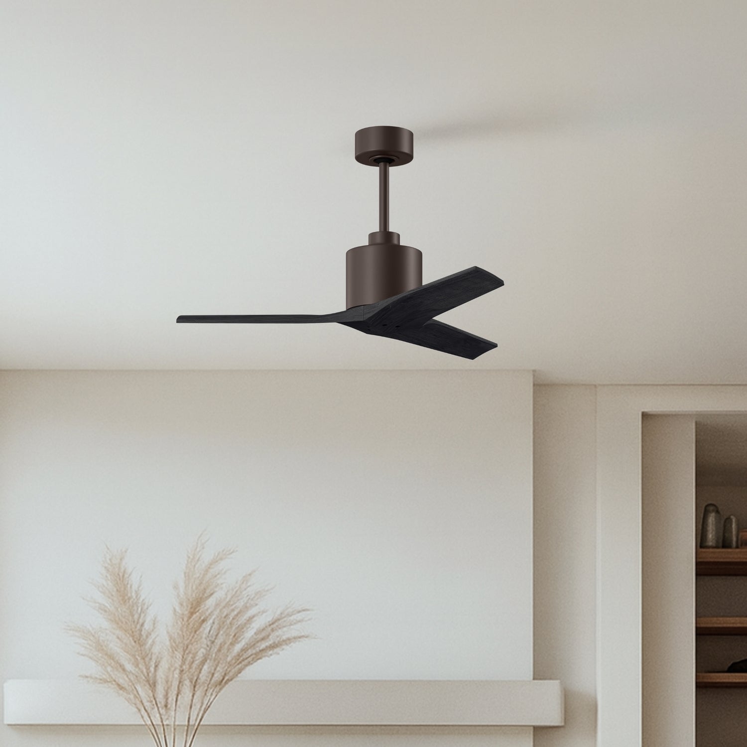 Matthews Fan Company - MW-TB-BK-42 - 42"Ceiling Fan - Mollywood - Textured Bronze