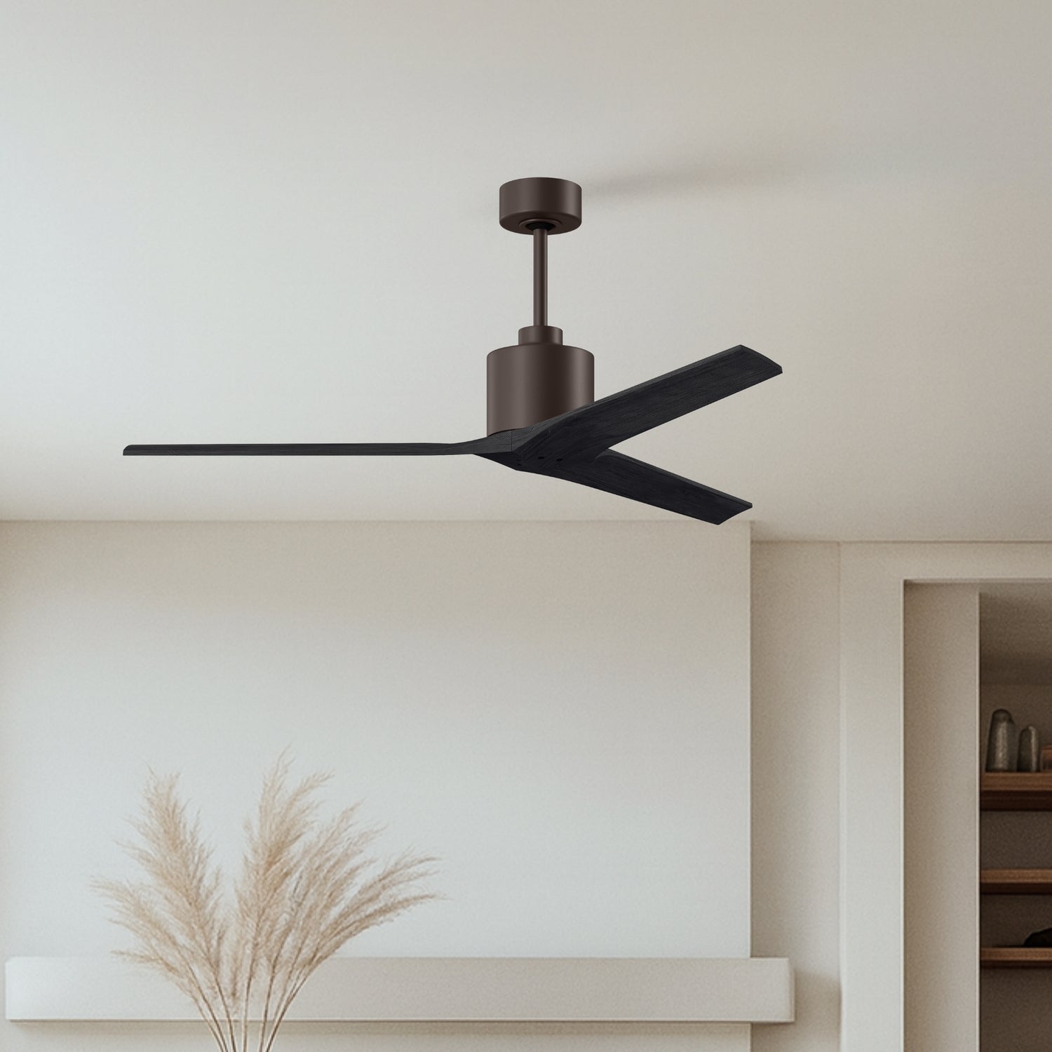 Matthews Fan Company - MW-TB-BK-60 - 60"Ceiling Fan - Mollywood - Textured Bronze