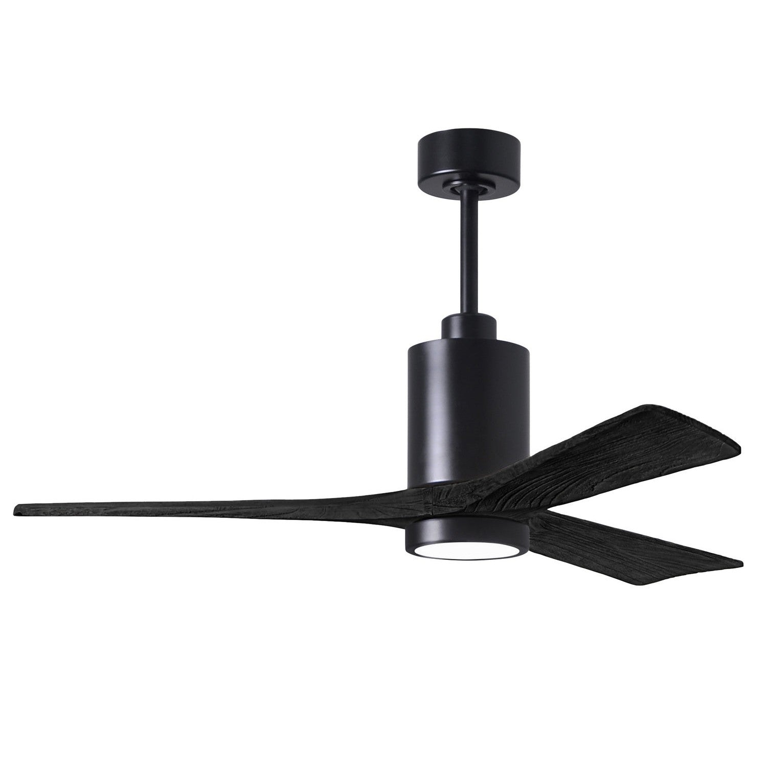 Matthews Fan Company - PA3-BK-BK-52 - 52"Ceiling Fan - Patricia - Matte Black