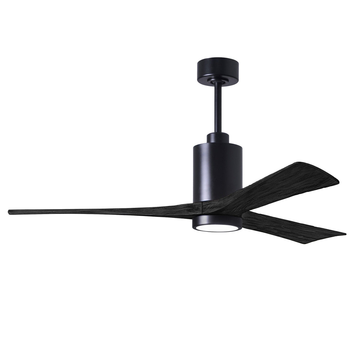 Matthews Fan Company - PA3-BK-BK-60 - 60"Ceiling Fan - Patricia - Matte Black