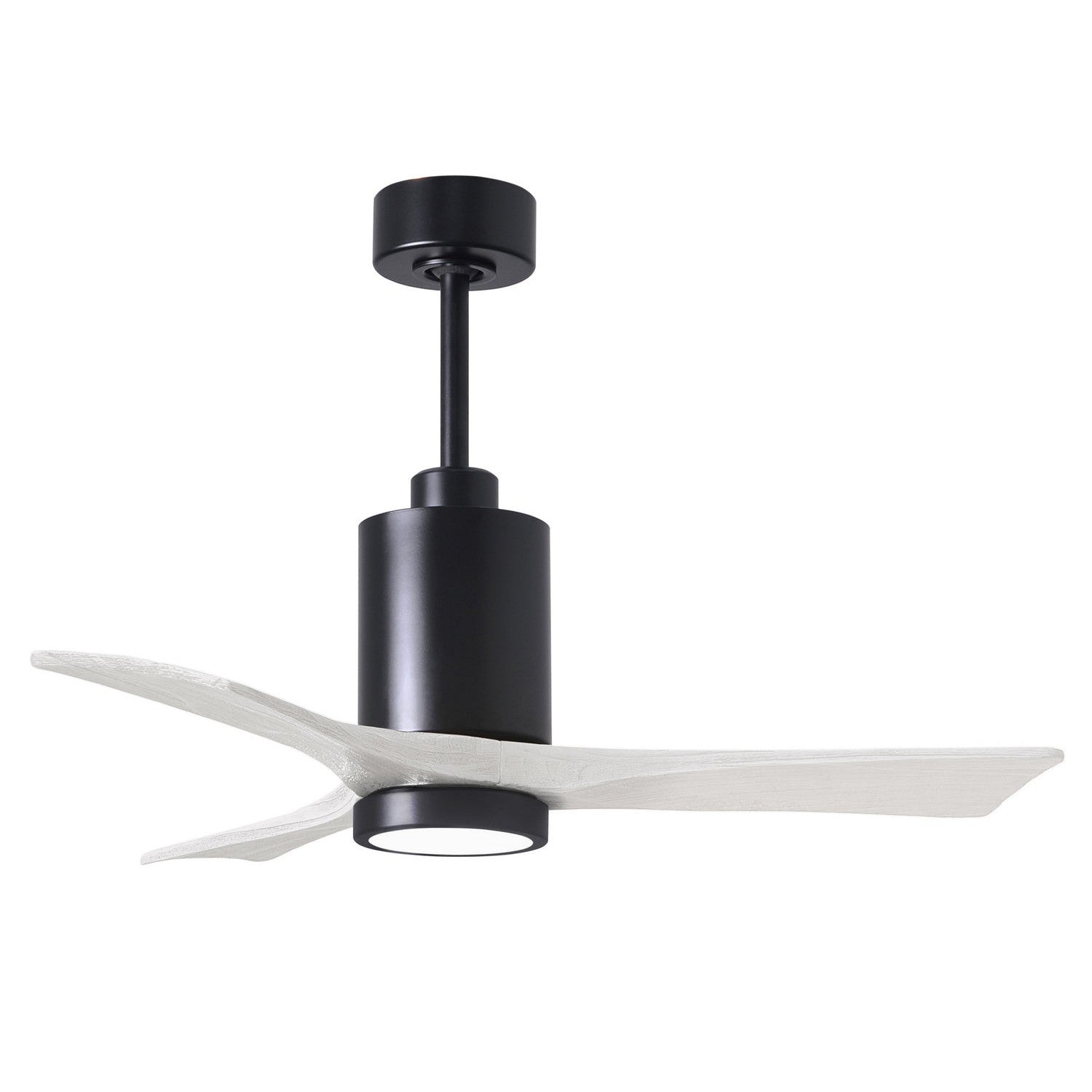 Matthews Fan Company - PA3-BK-MWH-42 - 42"Ceiling Fan - Patricia - Matte Black