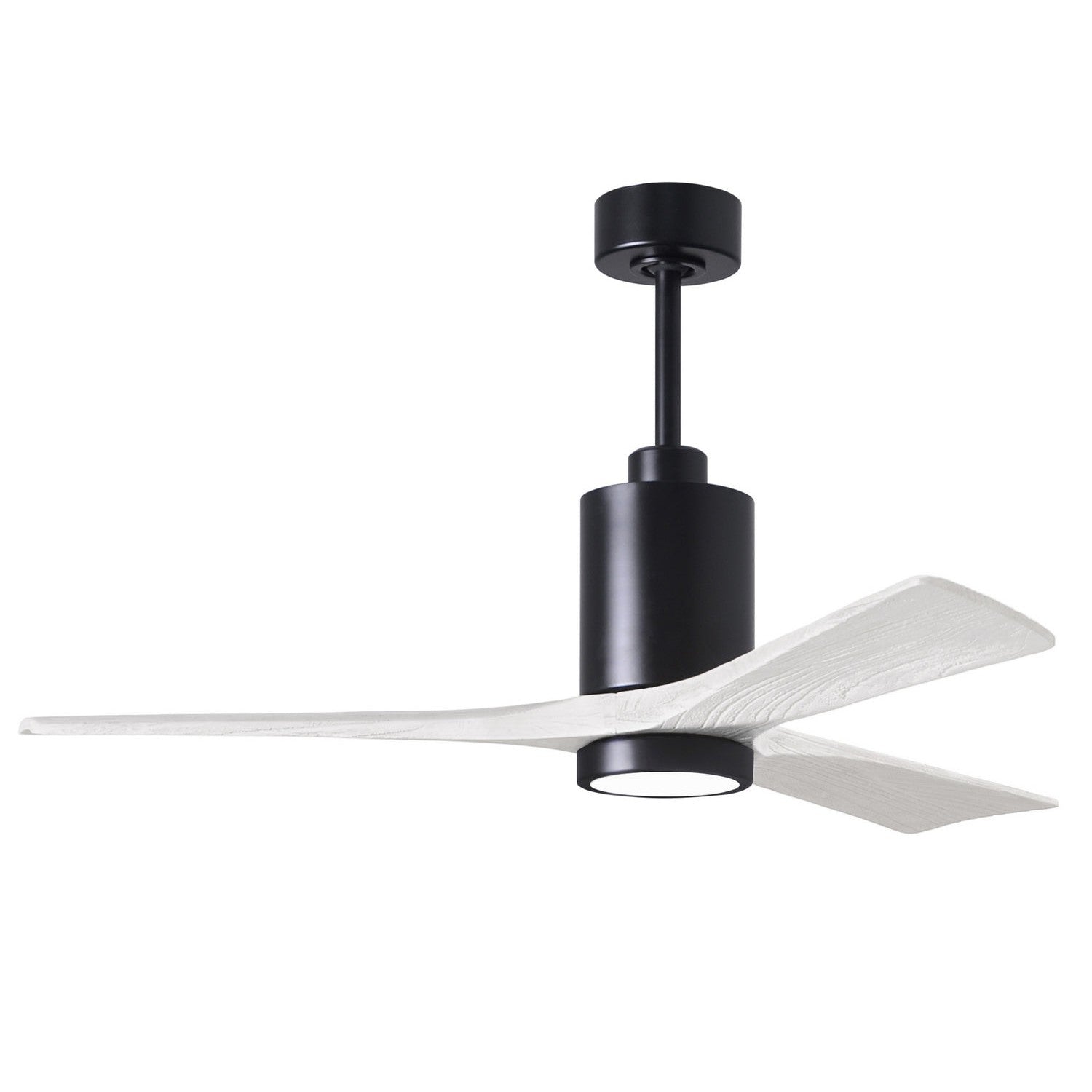 Matthews Fan Company - PA3-BK-MWH-52 - 52"Ceiling Fan - Patricia - Matte Black