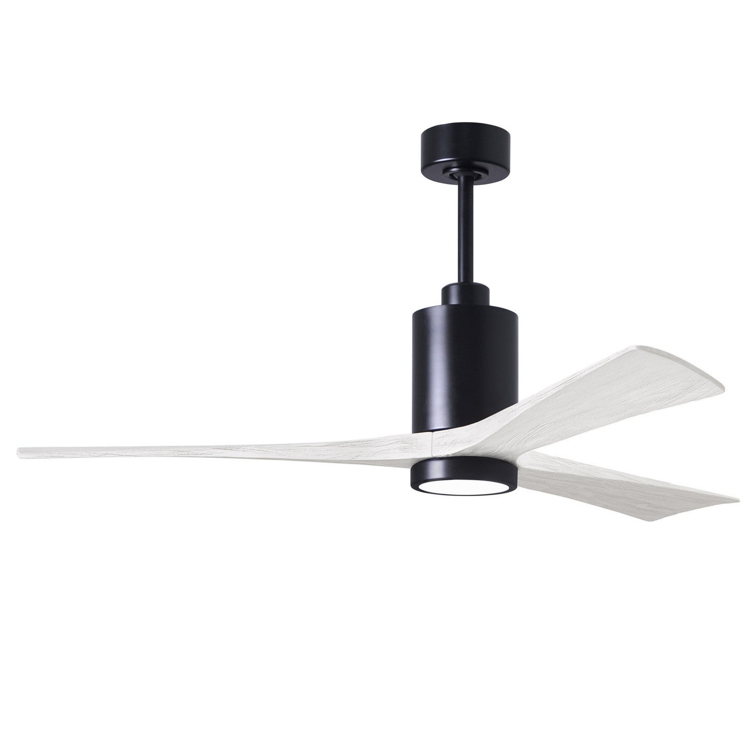 Matthews Fan Company - PA3-BK-MWH-60 - 60"Ceiling Fan - Patricia - Matte Black