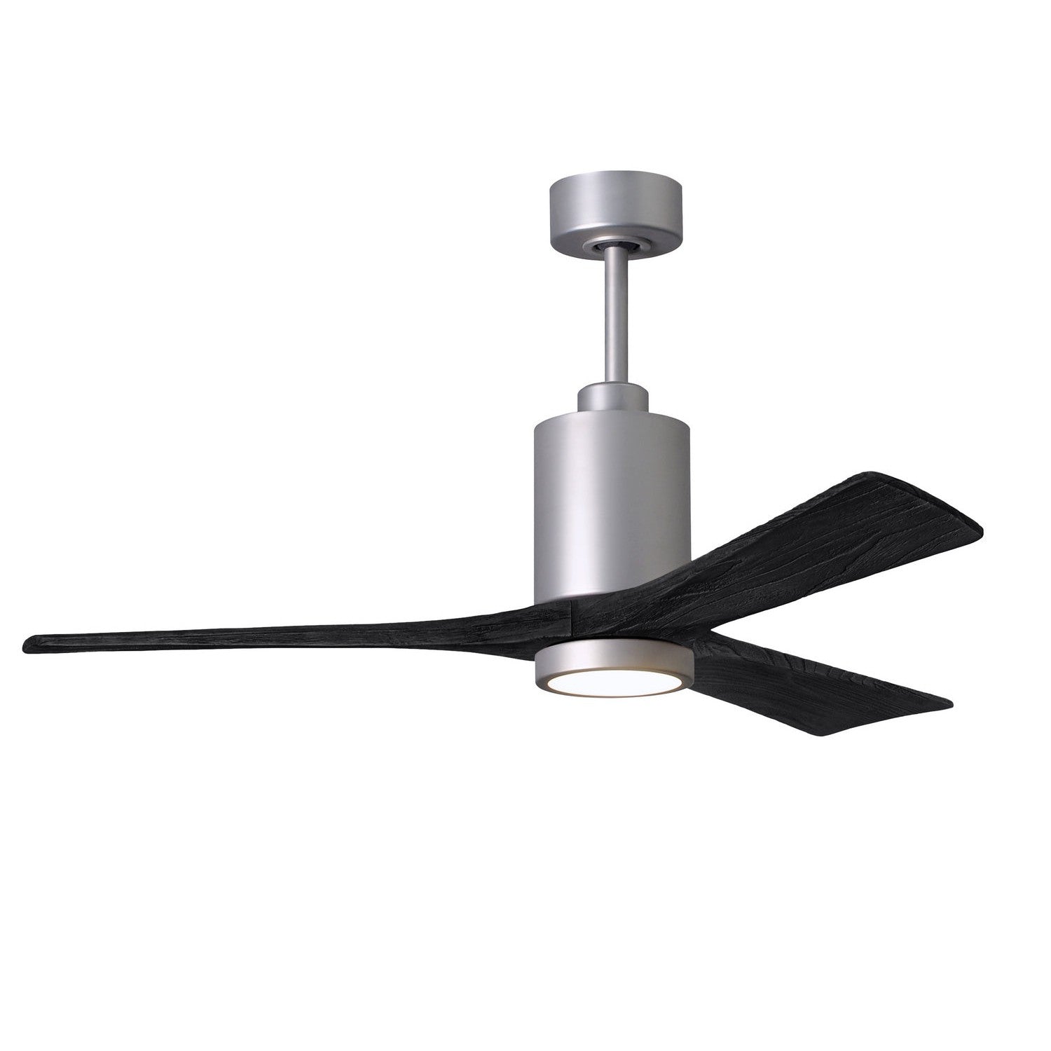 Matthews Fan Company - PA3-BN-BK-52 - 52"Ceiling Fan - Patricia - Brushed Nickel