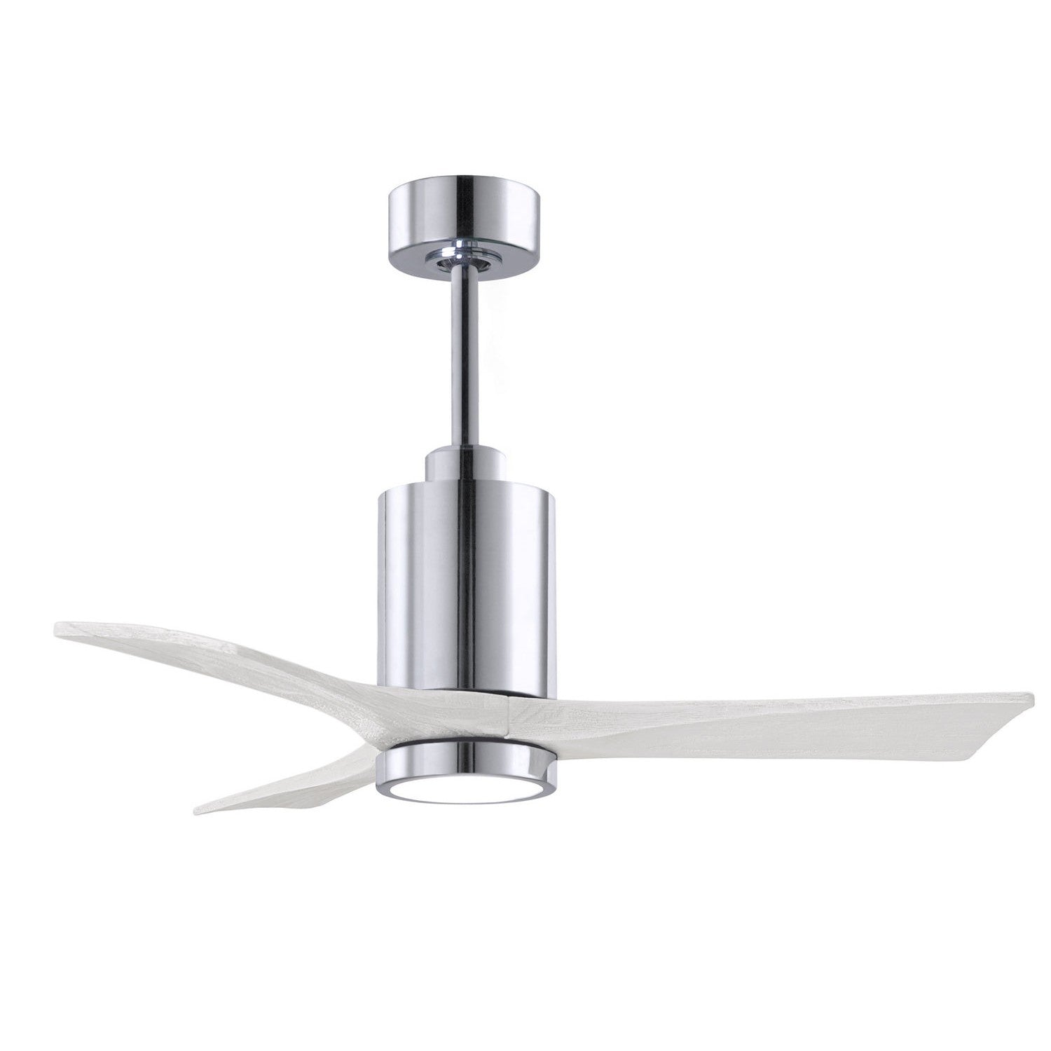 Matthews Fan Company - PA3-CR-MWH-42 - 42"Ceiling Fan - Patricia - Polished Chrome