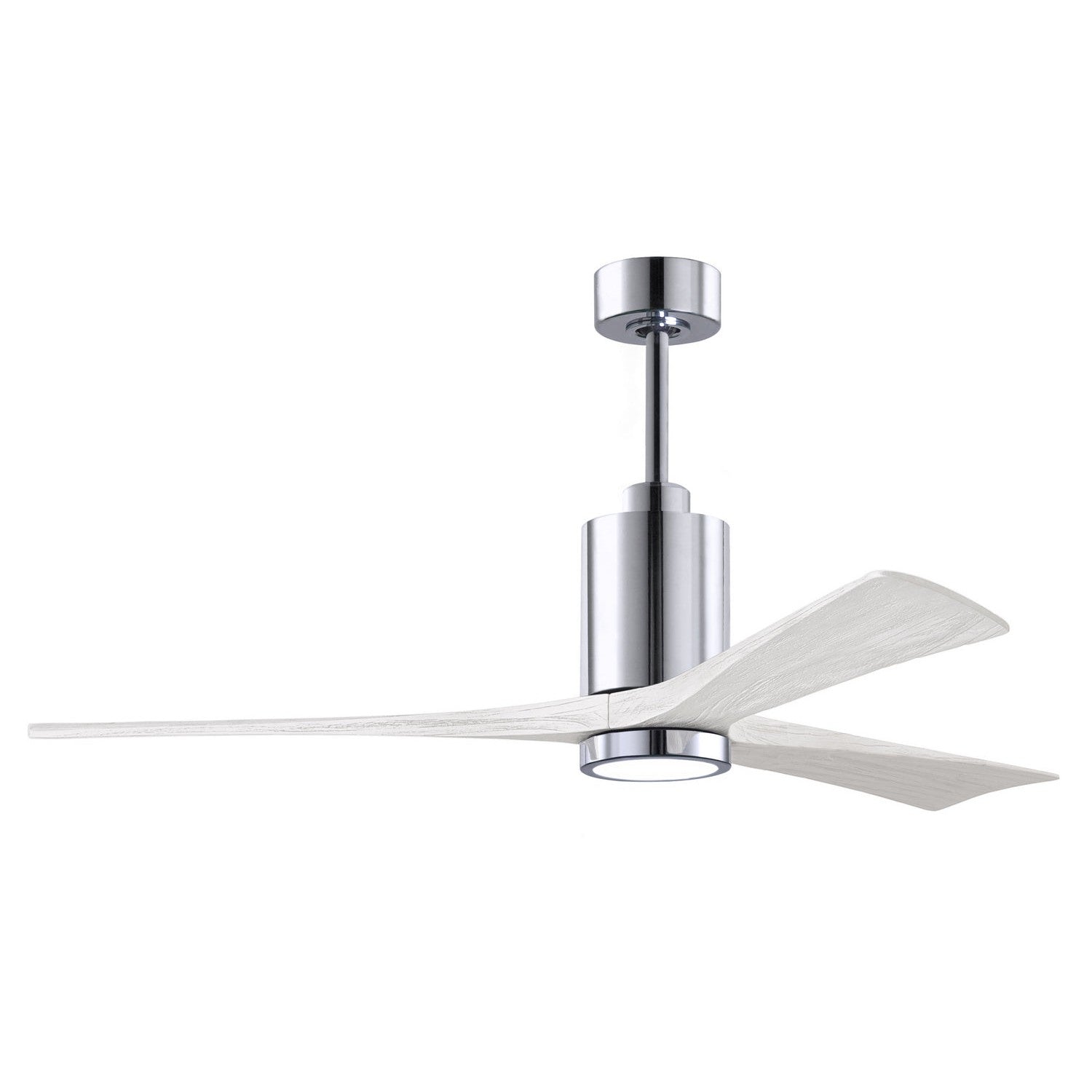 Matthews Fan Company - PA3-CR-MWH-60 - 60"Ceiling Fan - Patricia - Polished Chrome