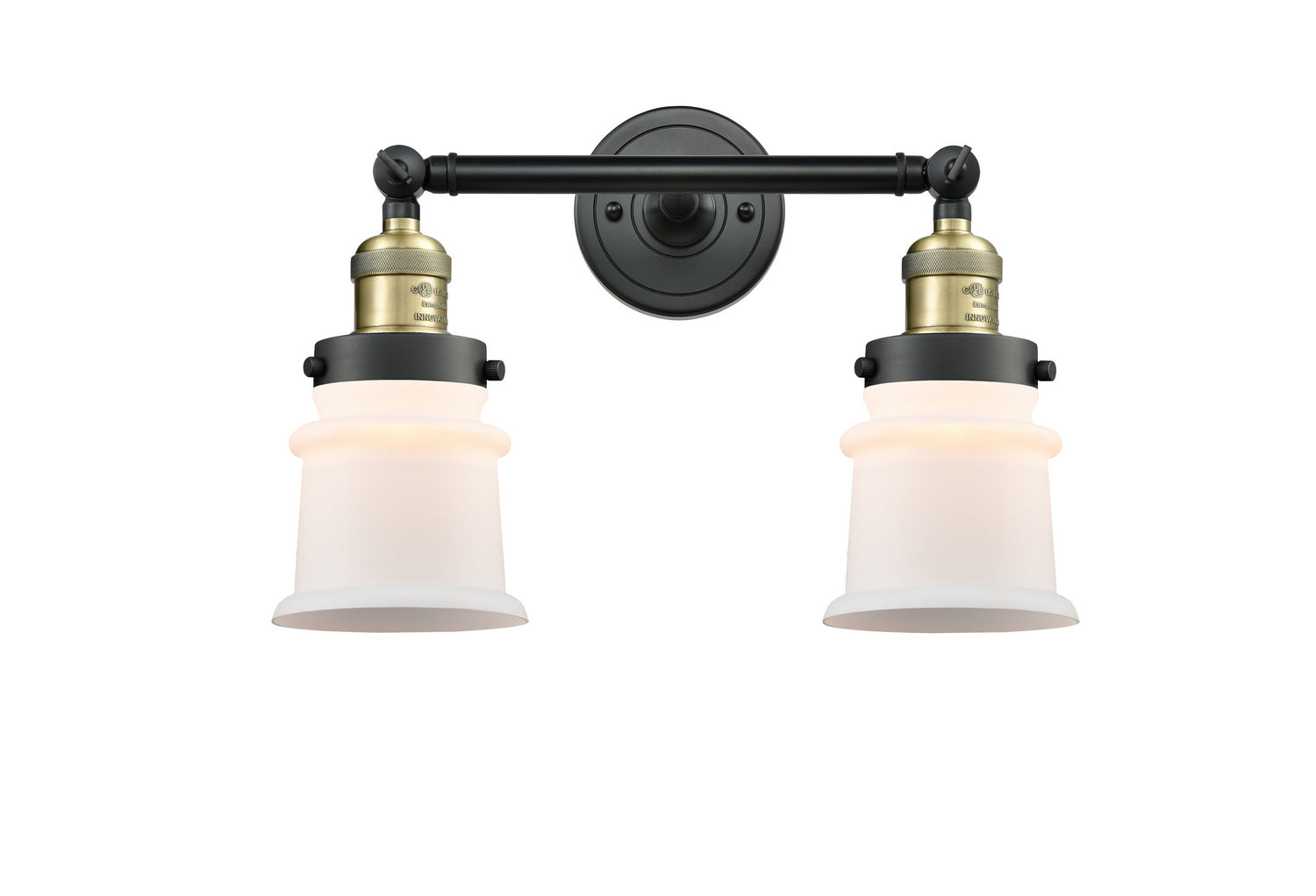 Innovations - 208-BAB-G181S - Two Light Bath Vanity - Franklin Restoration - Black Antique Brass