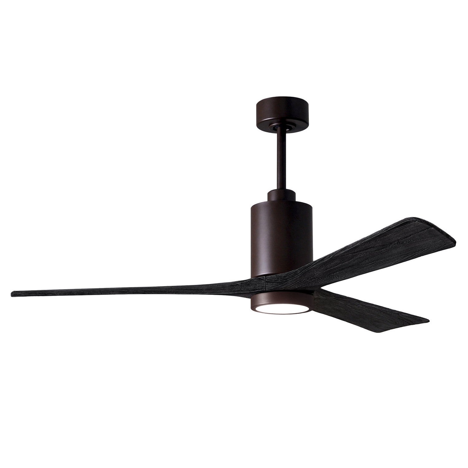 Matthews Fan Company - PA3-TB-BK-60 - 60"Ceiling Fan - Patricia - Textured Bronze