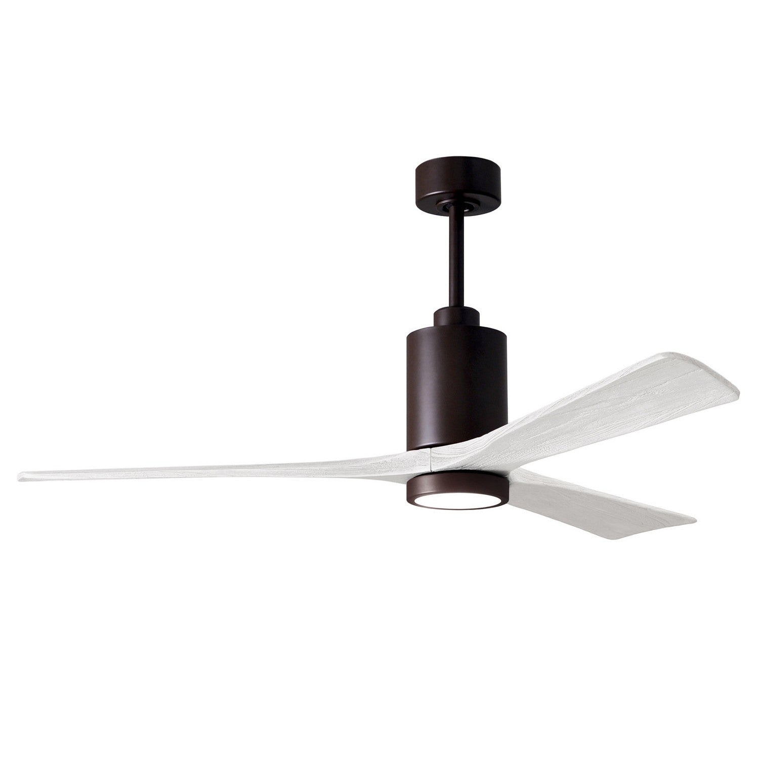 Matthews Fan Company - PA3-TB-MWH-60 - 60"Ceiling Fan - Patricia - Textured Bronze