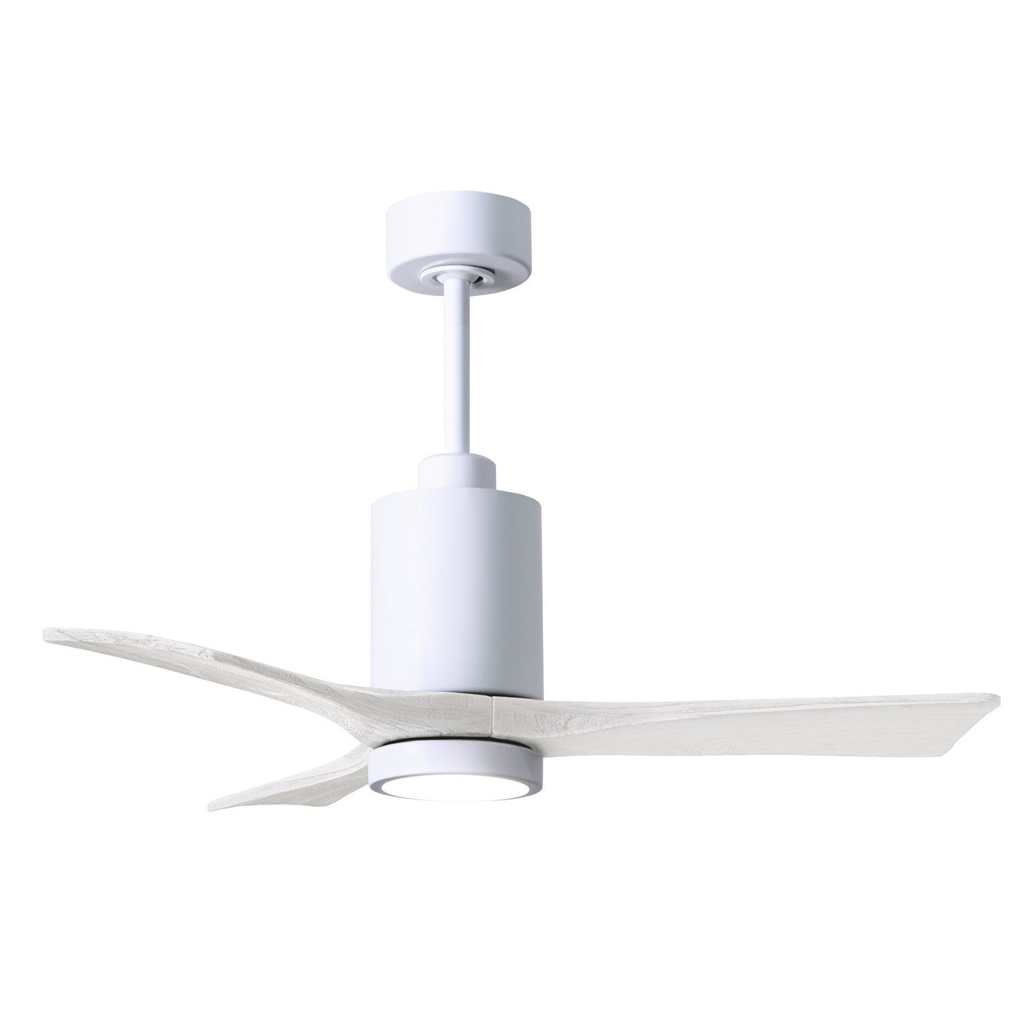 Matthews Fan Company - PA3-WH-MWH-42 - 42"Ceiling Fan - Patricia - Gloss White