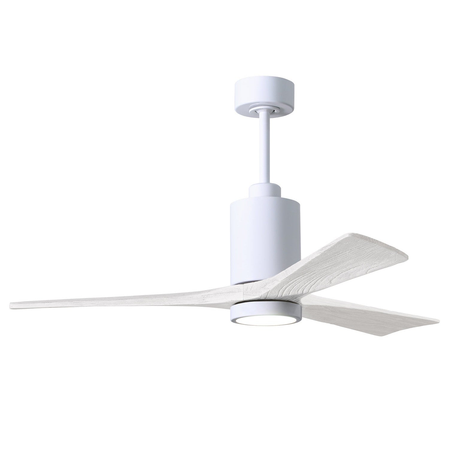Matthews Fan Company - PA3-WH-MWH-52 - 52"Ceiling Fan - Patricia - Gloss White