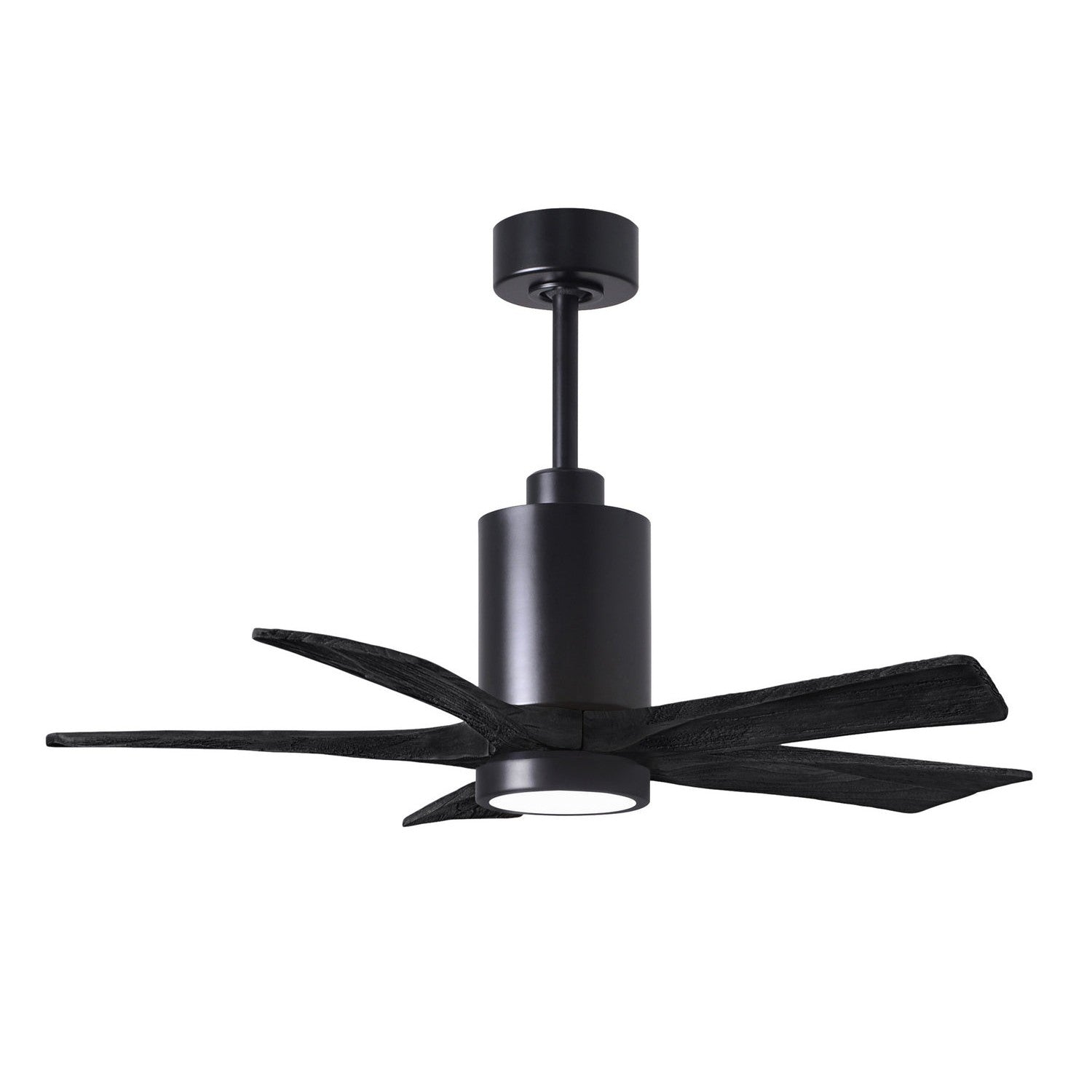 Matthews Fan Company - PA5-BK-BK-42 - 42"Ceiling Fan - Patricia - Matte Black