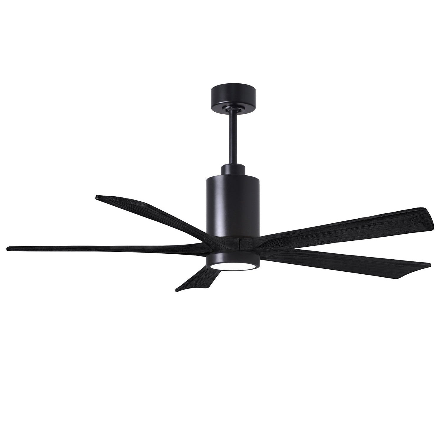Matthews Fan Company - PA5-BK-BK-60 - 60"Ceiling Fan - Patricia - Matte Black