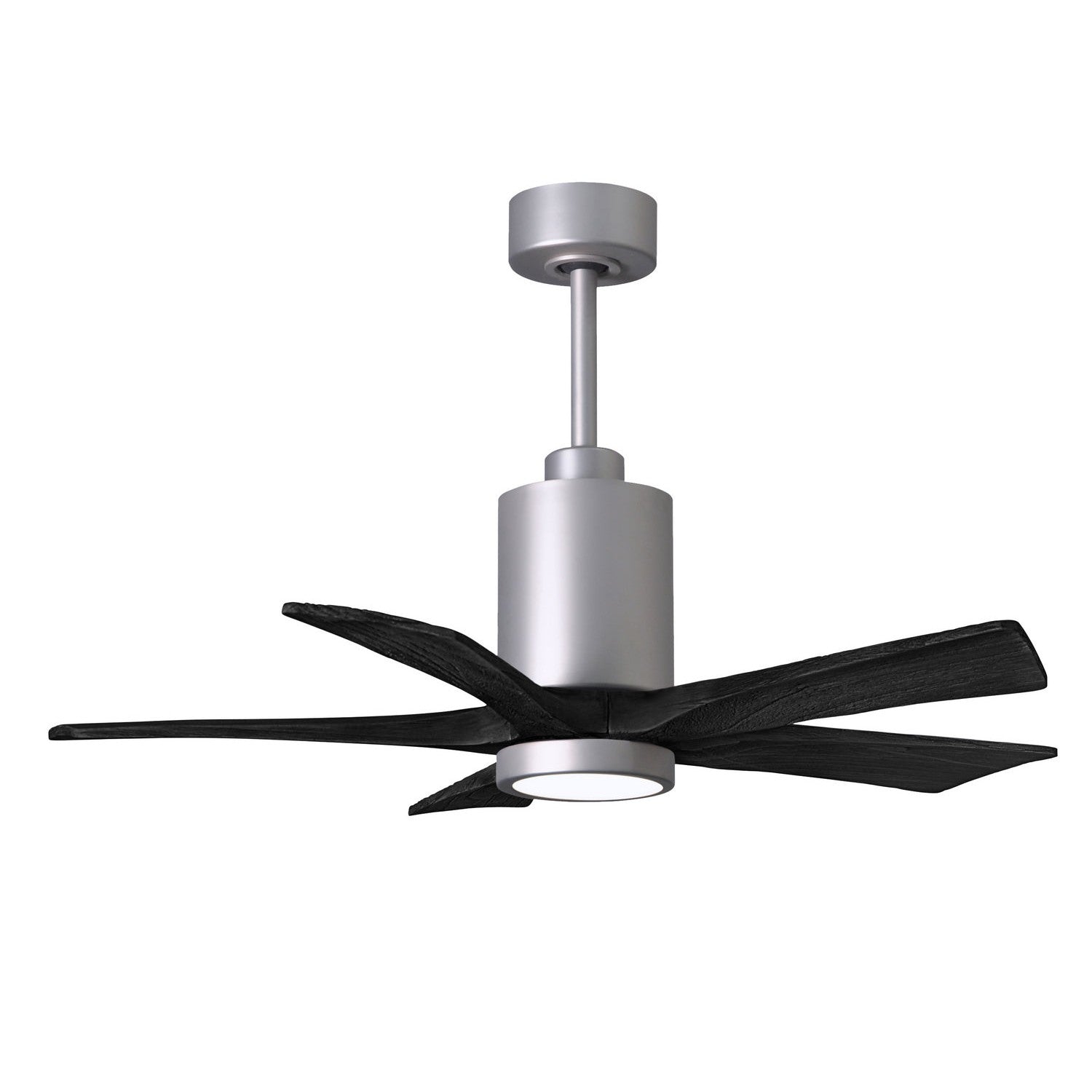 Matthews Fan Company - PA5-BN-BK-42 - 42"Ceiling Fan - Patricia - Brushed Nickel