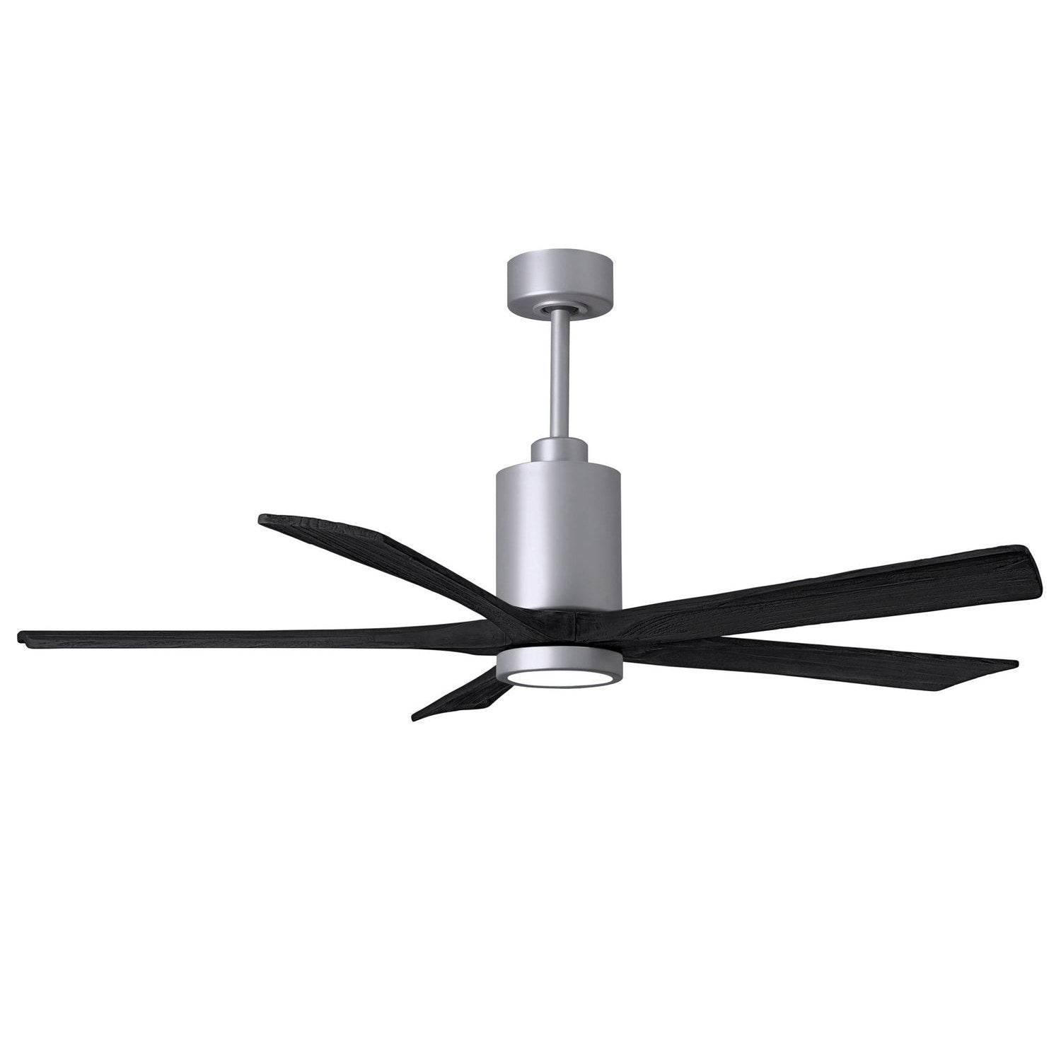 Matthews Fan Company - PA5-BN-BK-60 - 60"Ceiling Fan - Patricia - Brushed Nickel