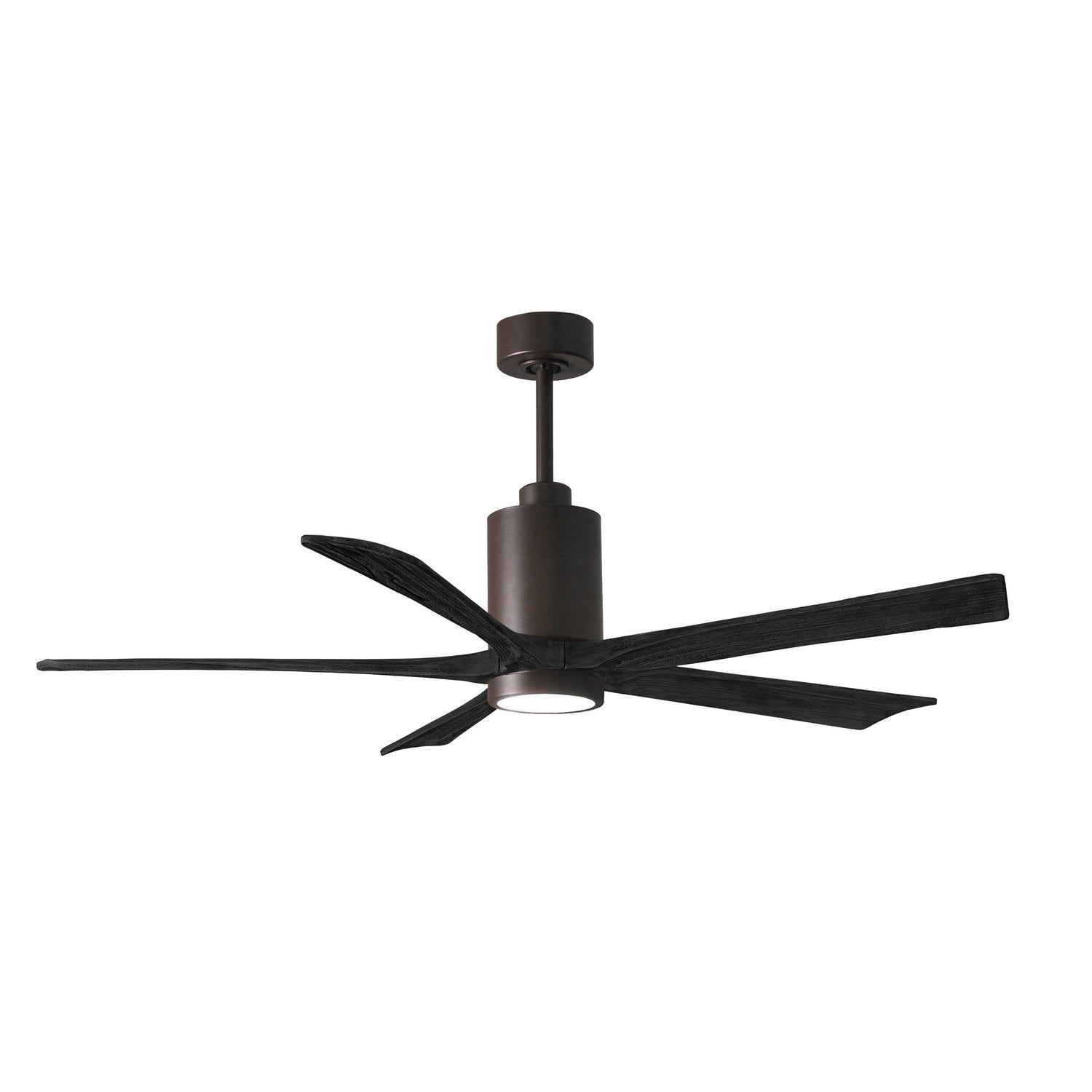 Matthews Fan Company - PA5-TB-BK-60 - 60"Ceiling Fan - Patricia - Textured Bronze