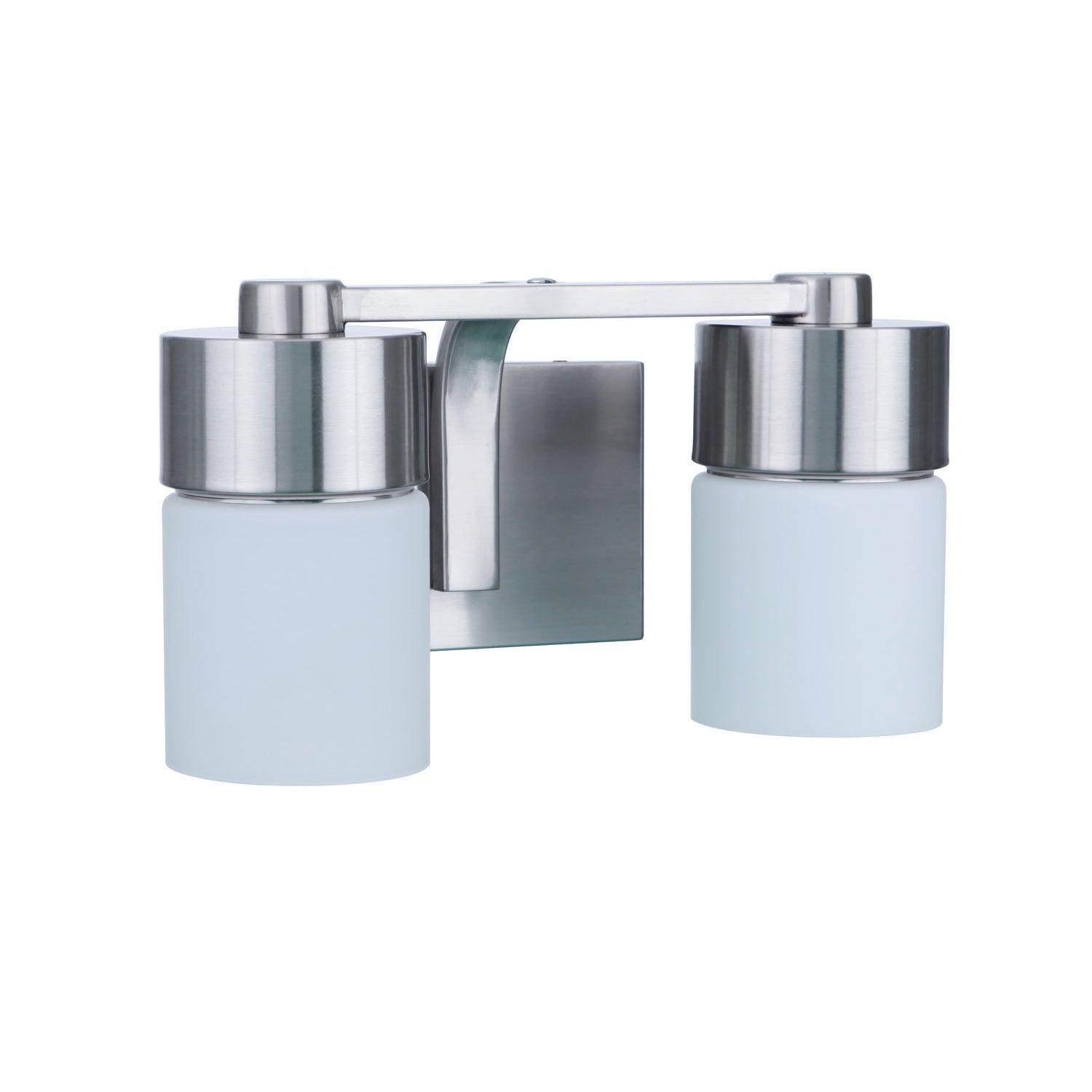 Craftmade - 12314BNK2 - Two Light Vanity - District - Brushed Polished Nickel
