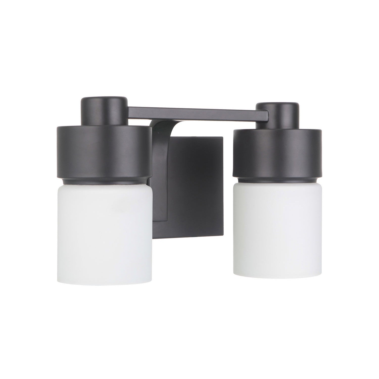 Craftmade - 12314FB2 - Two Light Vanity - District - Flat Black