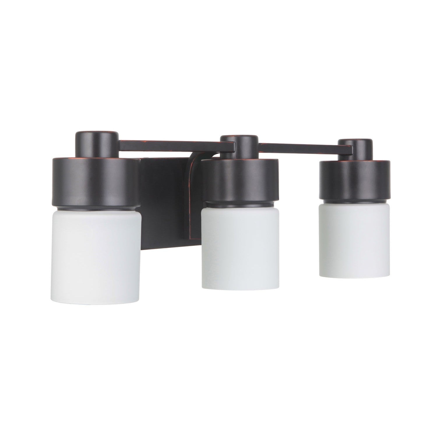 Craftmade - 12322FB3 - Three Light Vanity - District - Flat Black
