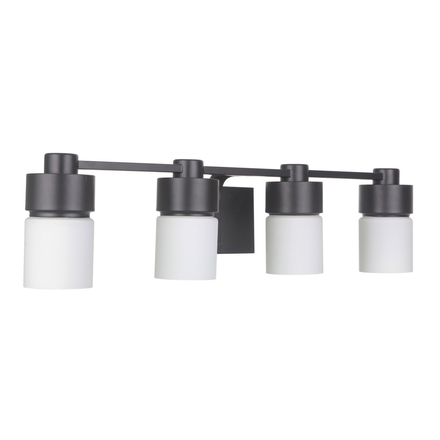 Craftmade - 12331FB4 - Four Light Vanity - District - Flat Black