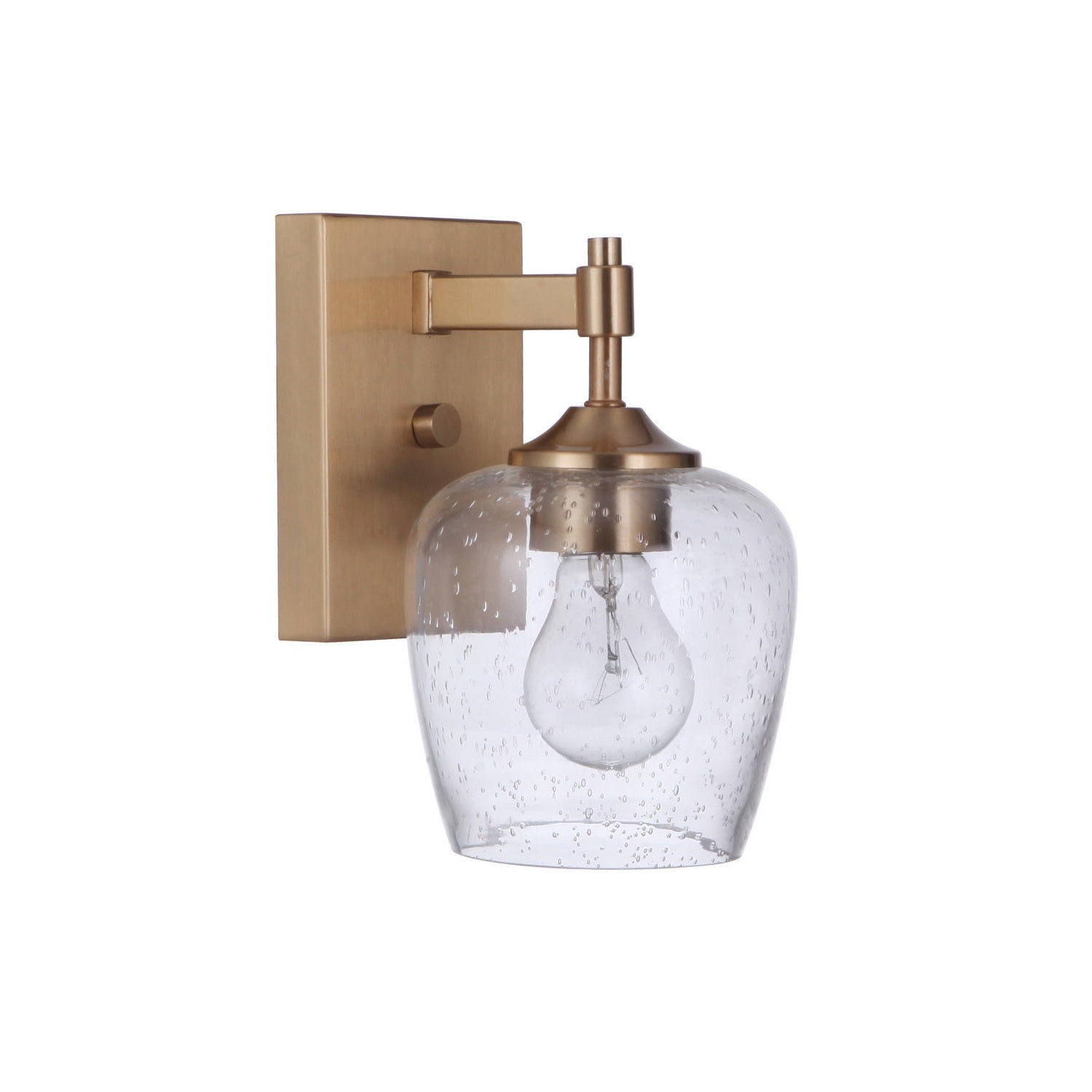 Craftmade - 12406SB1 - One Light Wall Sconce - Stellen - Satin Brass