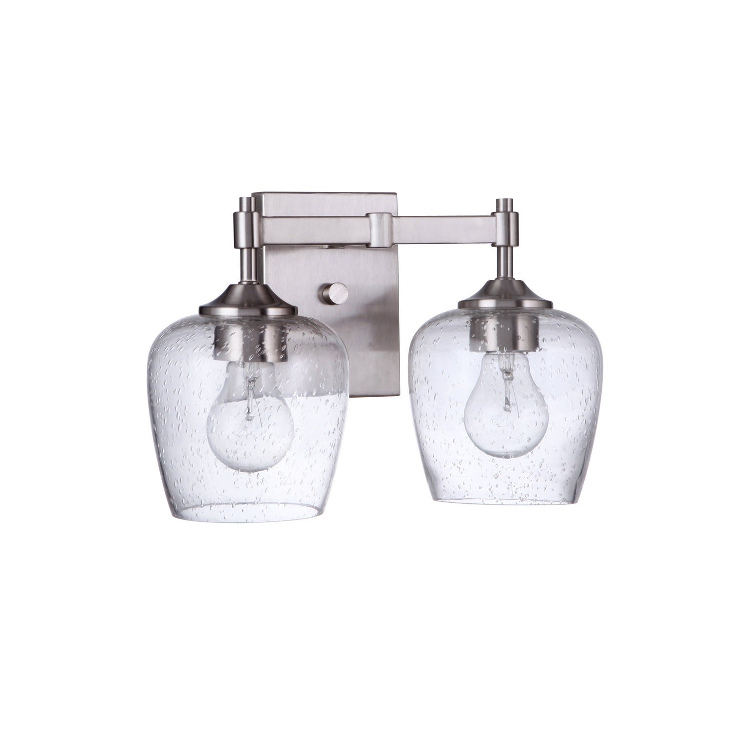 Craftmade - 12413BNK2 - Two Light Vanity - Stellen - Brushed Polished Nickel
