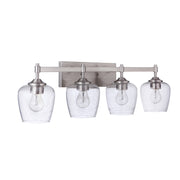 Craftmade - 12430BNK4 - Four Light Vanity - Stellen - Brushed Polished Nickel