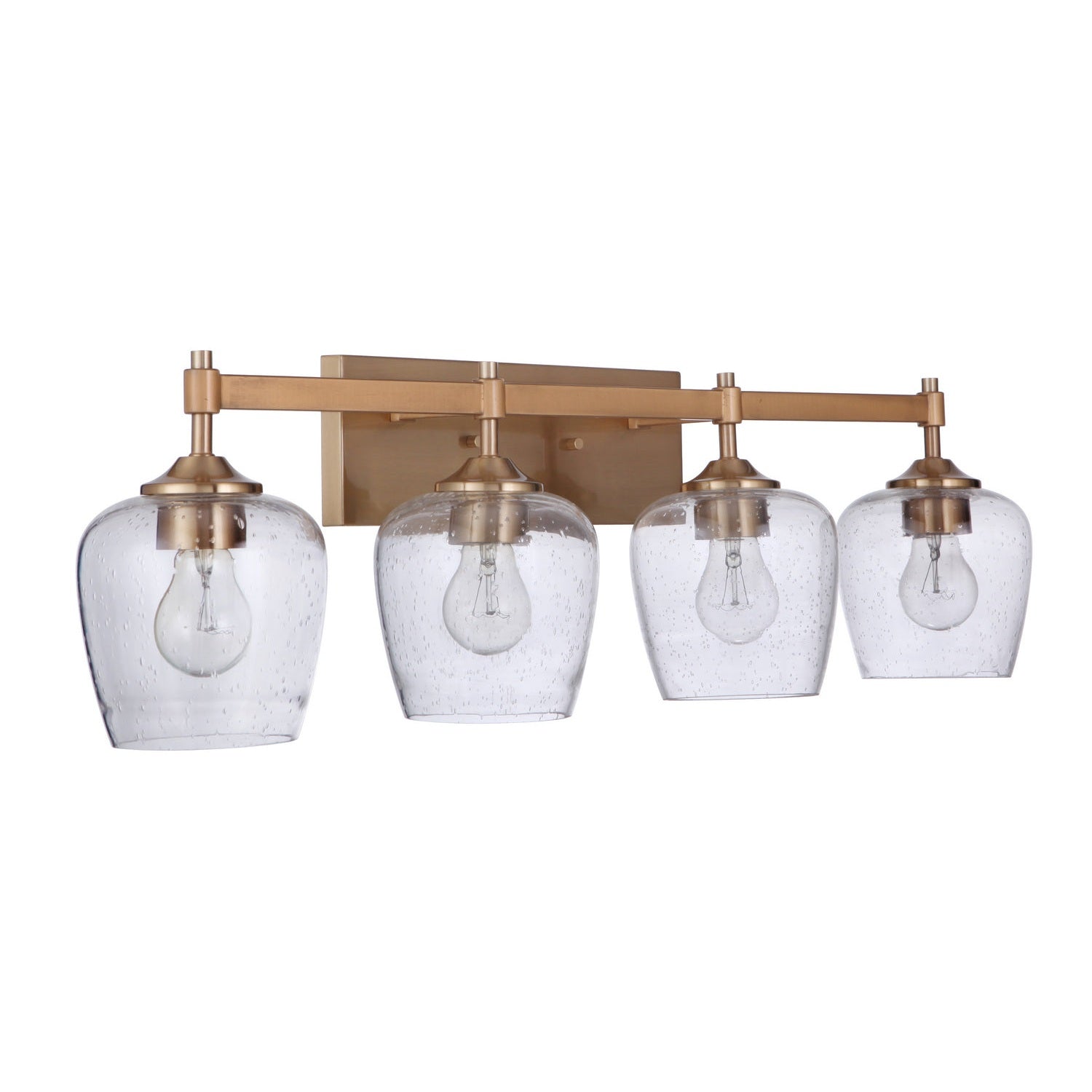Craftmade - 12430SB4 - Four Light Vanity - Stellen - Satin Brass
