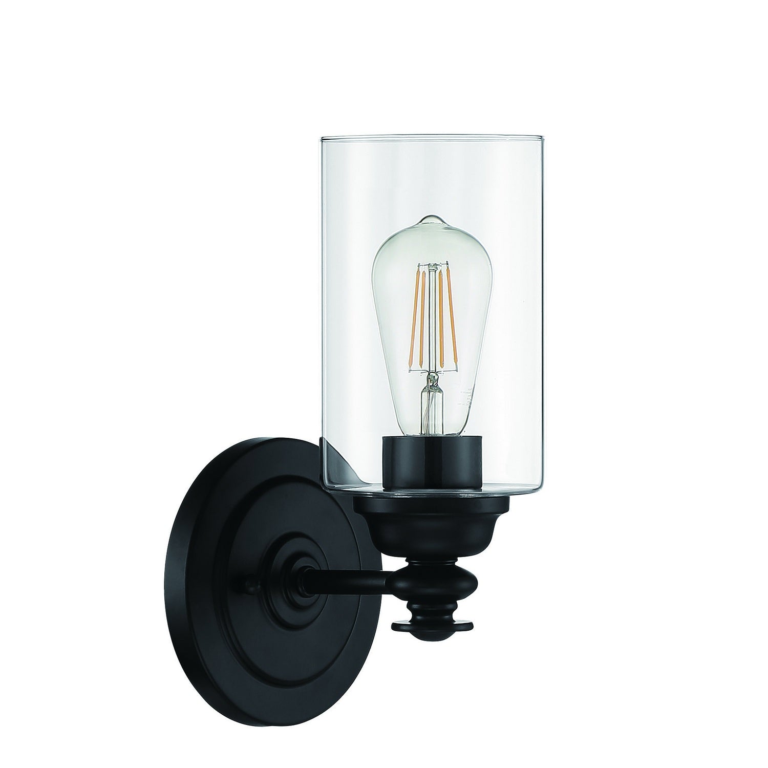Craftmade - 49801-FB-C - One Light Wall Sconce - Dardyn - Flat Black