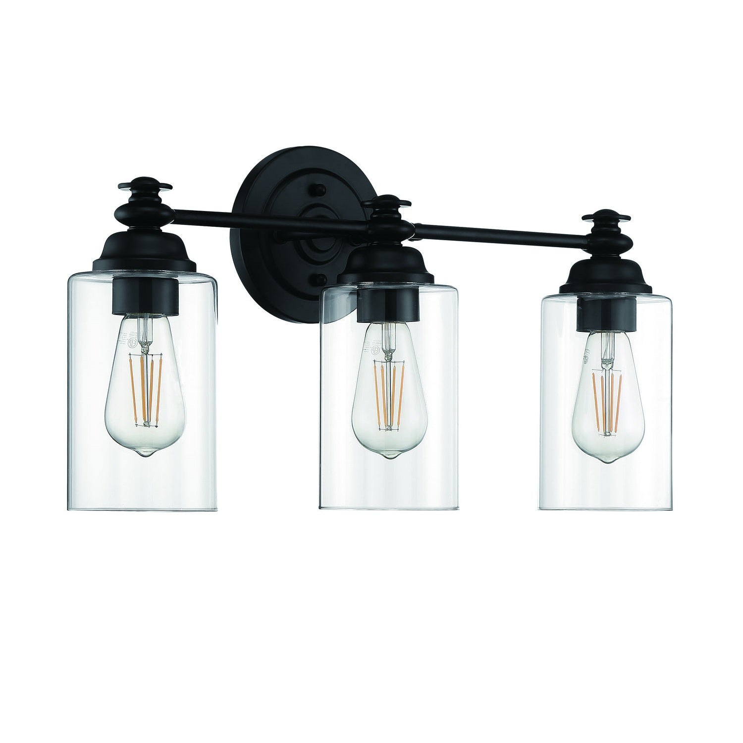 Craftmade - 49803-FB-C - Three Light Vanity - Dardyn - Flat Black