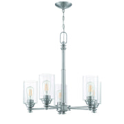 Craftmade - 49825-BNK-C - Five Light Chandelier - Dardyn - Brushed Polished Nickel