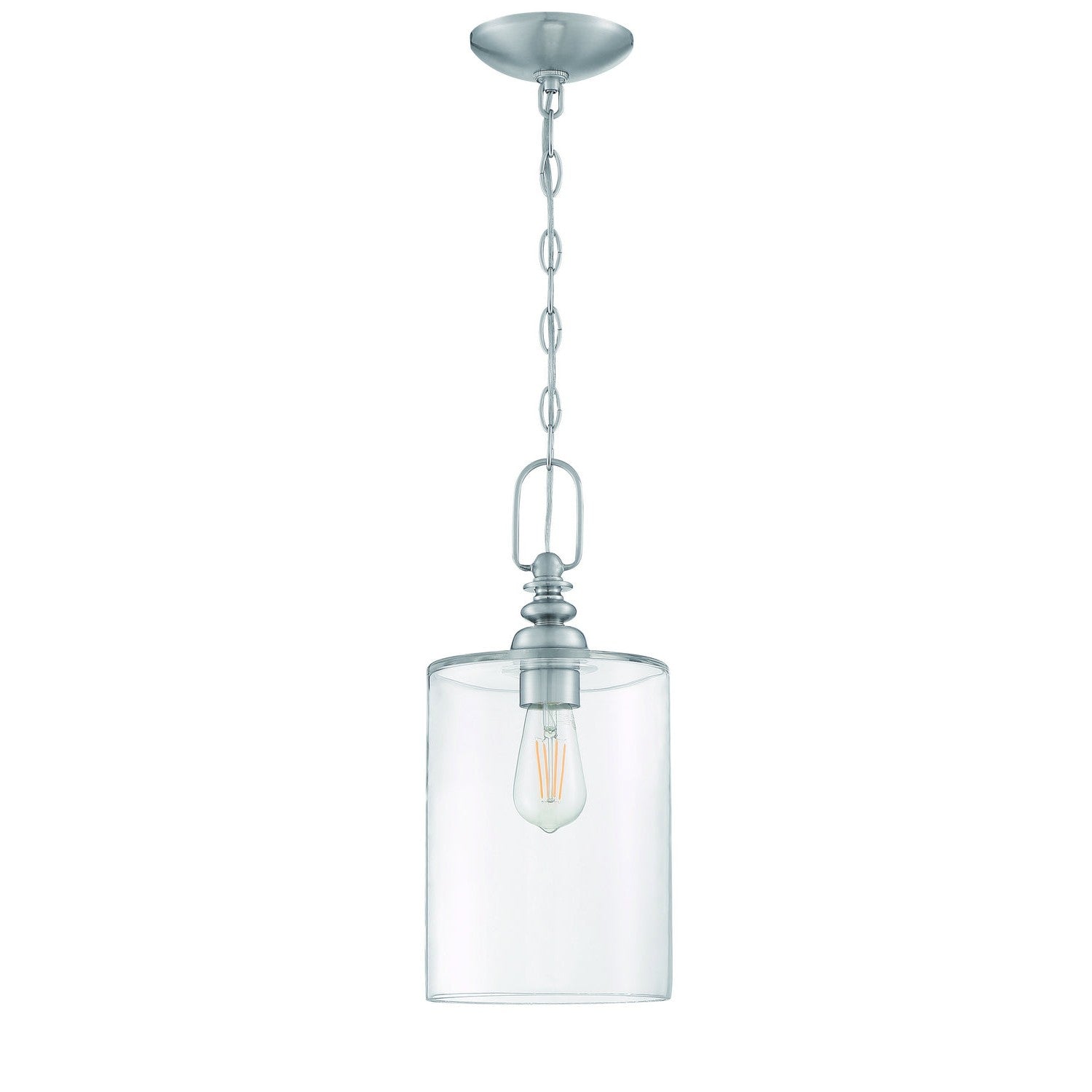 Craftmade - 49891-BNK-C - One Light Mini Pendant - Dardyn - Brushed Polished Nickel