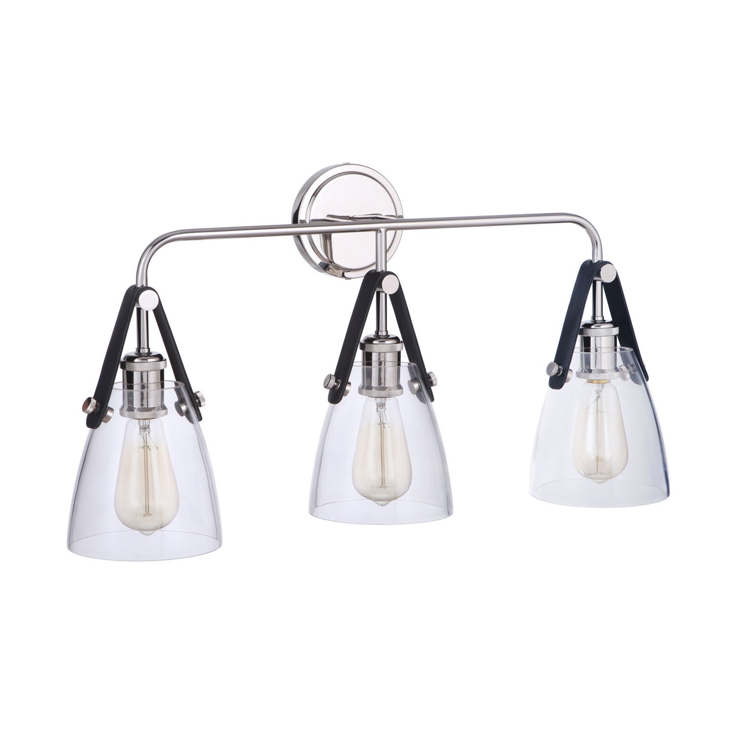Craftmade - 51303-PLN - Three Light Vanity - Hagen - Polished Nickel