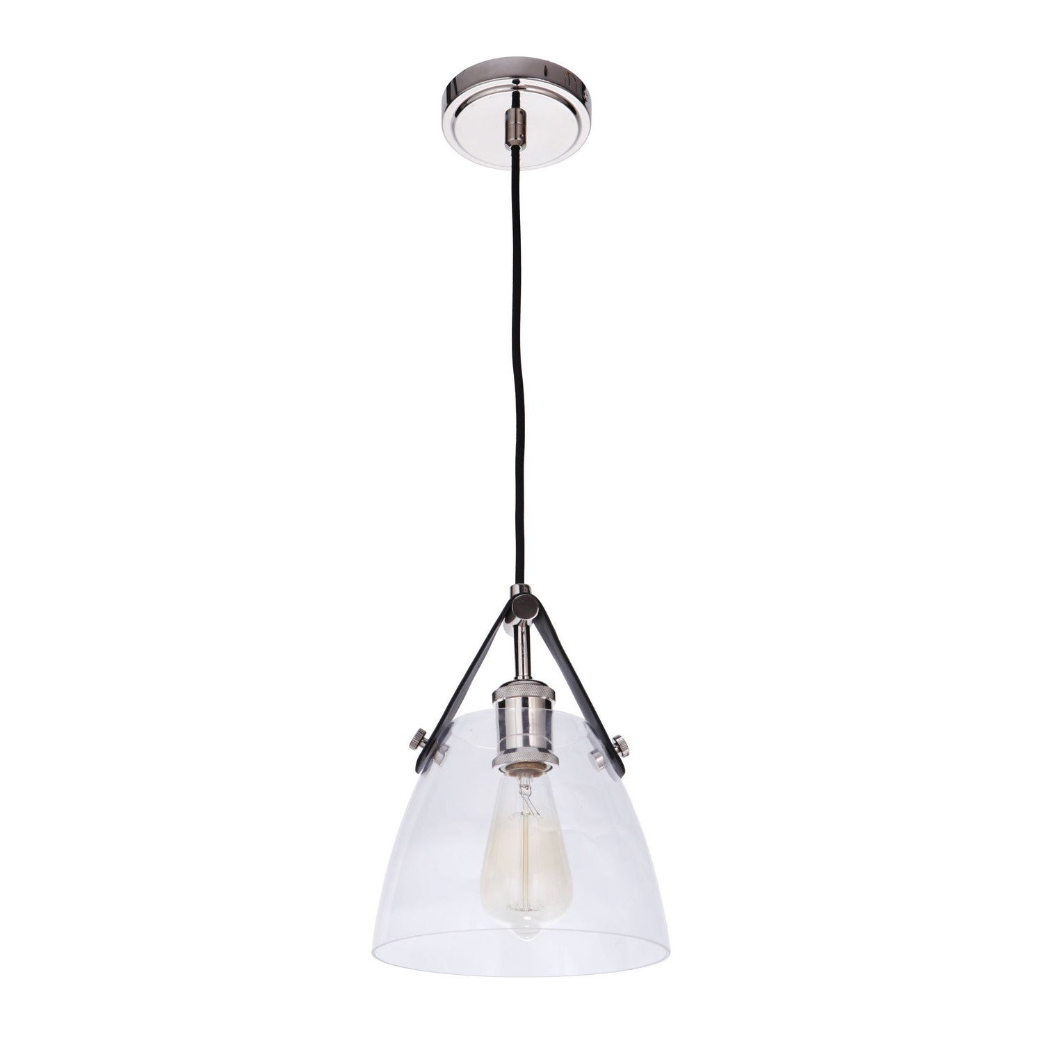 Craftmade - 51391-PLN - One Light Pendant - Hagen - Polished Nickel