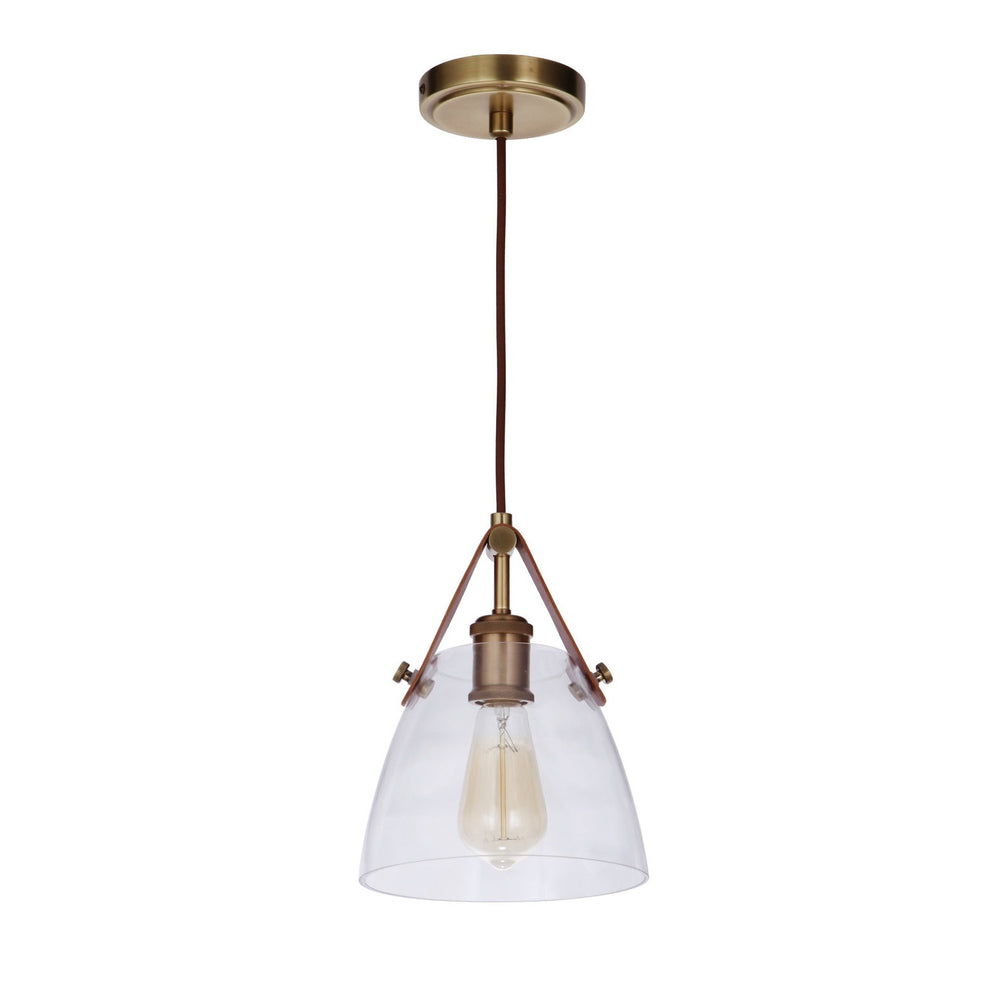 Craftmade - 51391-VB - One Light Pendant - Hagen - Vintage Brass