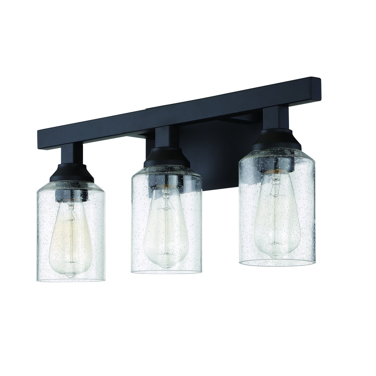 Craftmade - 53103-FB - Three Light Vanity - Chicago - Flat Black