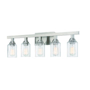 Craftmade - 53105-BNK - Five Light Vanity - Chicago - Brushed Polished Nickel