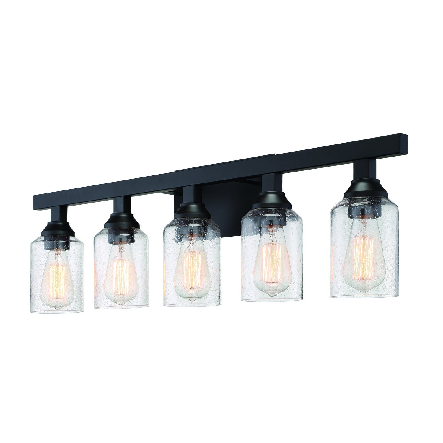 Craftmade - 53105-FB - Five Light Vanity - Chicago - Flat Black